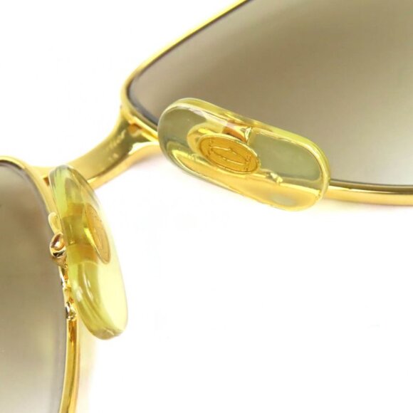 Cartier Teardrop Sunglasses Eyewear Gold Bordeaux main image 10